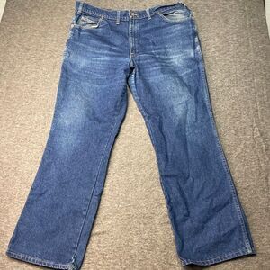 Vintage Long Haul Jeans Mens 42x32 Blue Regular Fit USA Made Western Cowboy